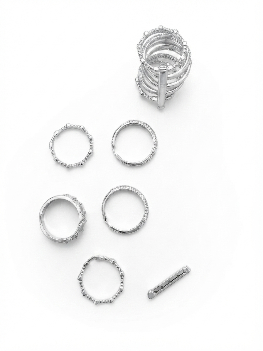 Convertible Multi-band Diamond Ring