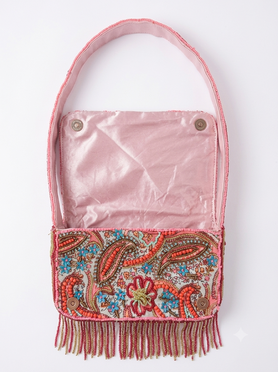 Boho Embroidery Bag