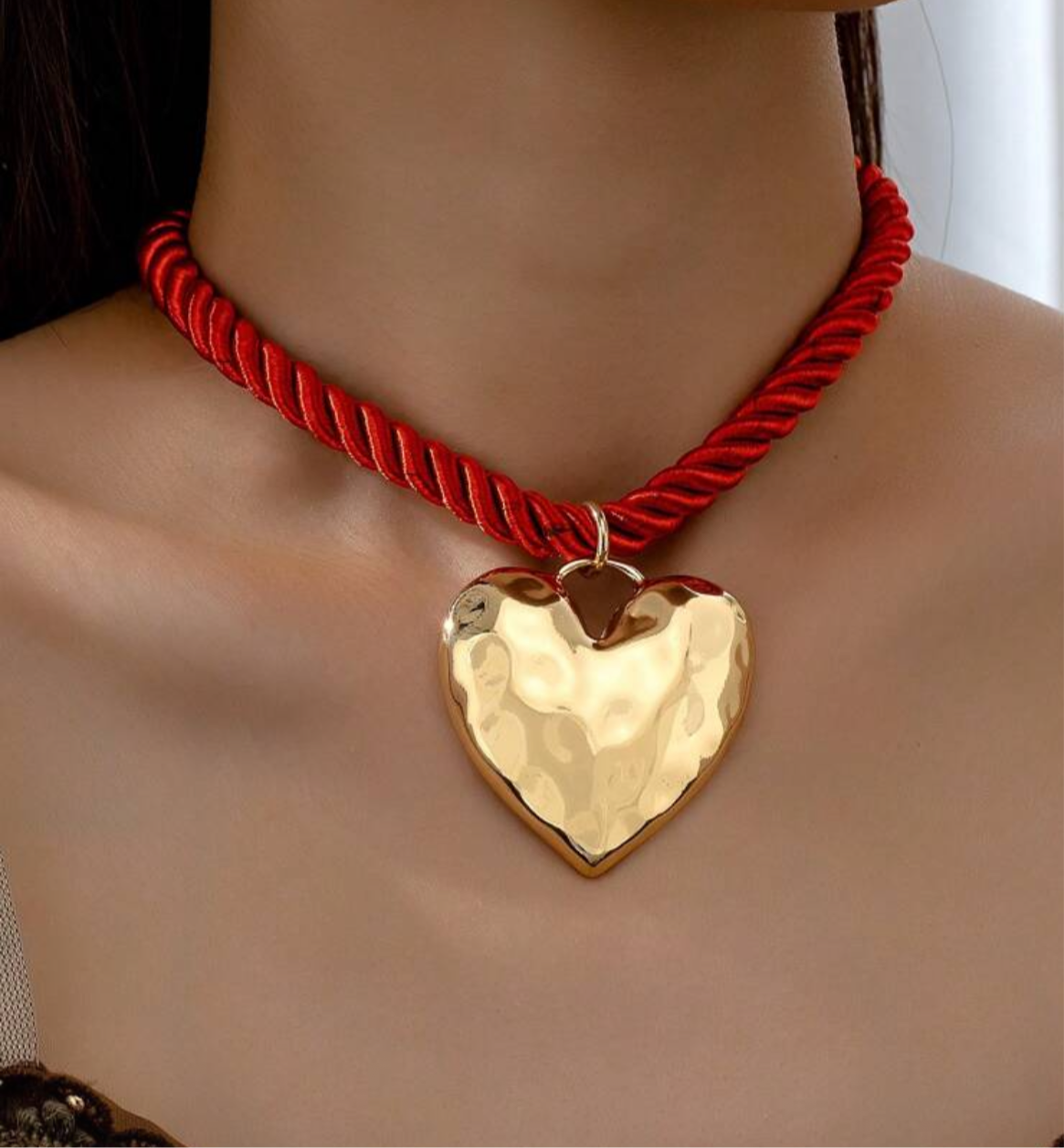 Summer heart necklace