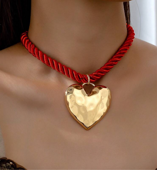 Summer heart necklace