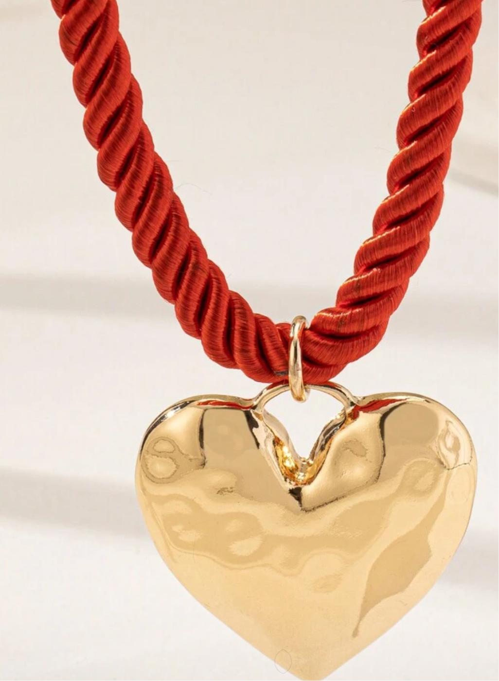Summer heart necklace