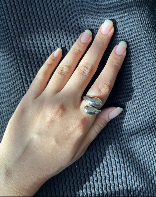 Silver Stud Ring
