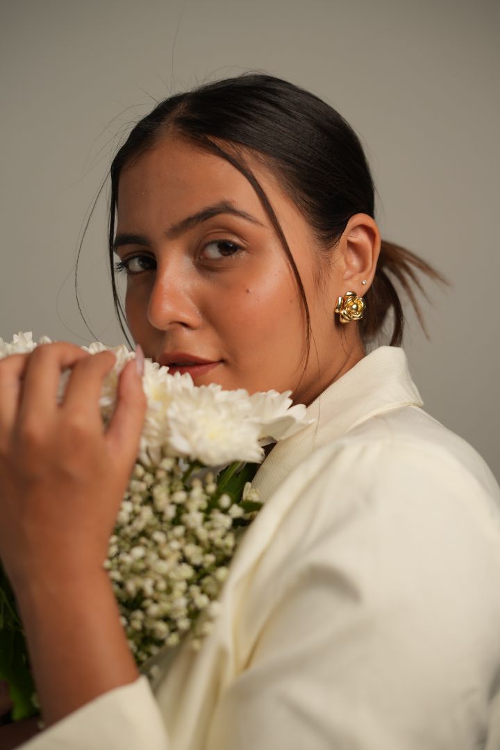 French Rose Earrings