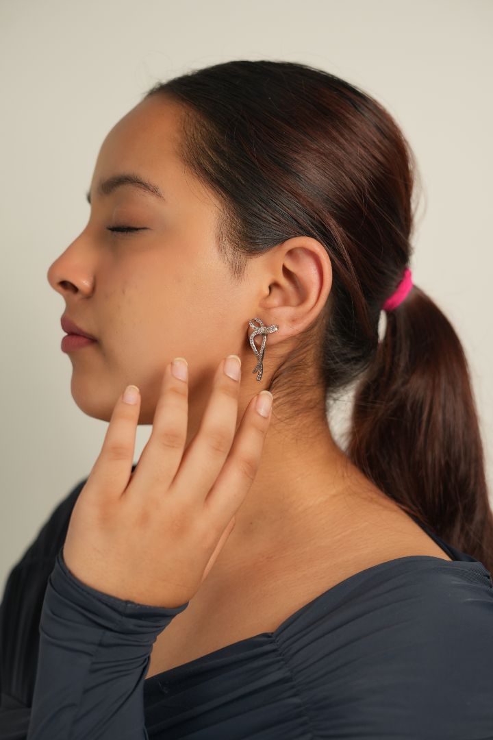 Versatile Bow-Shaped Earrings
