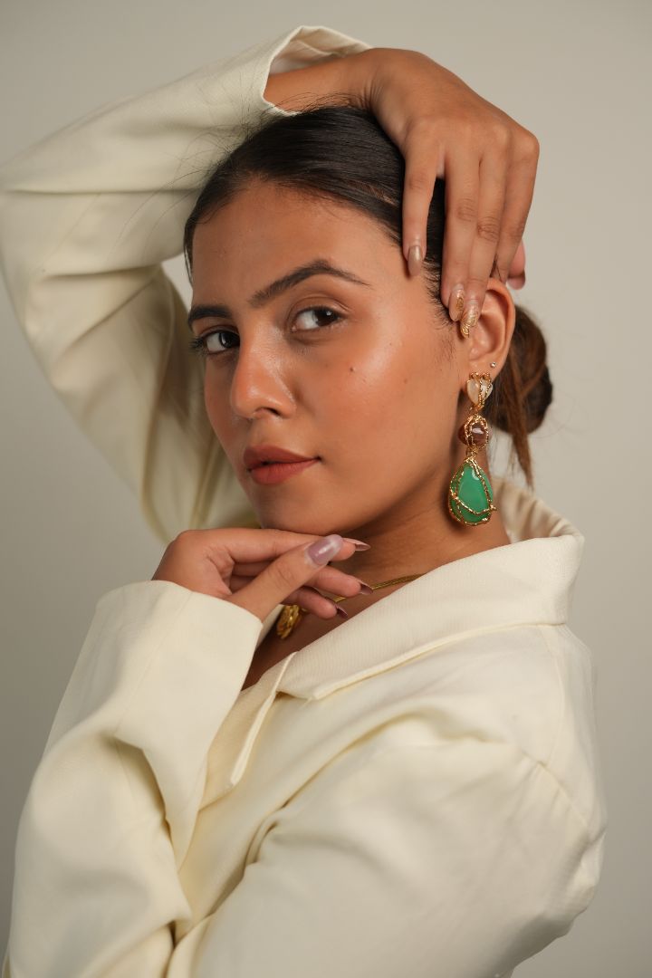 Emerald Embrace Earrings
