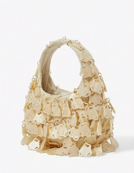 Ivory Petal Bloom Bag