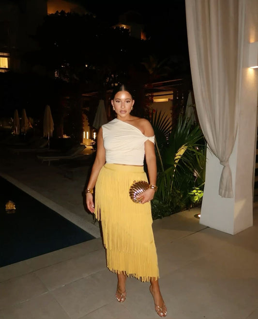 Golden Seashell Luxe Clutch