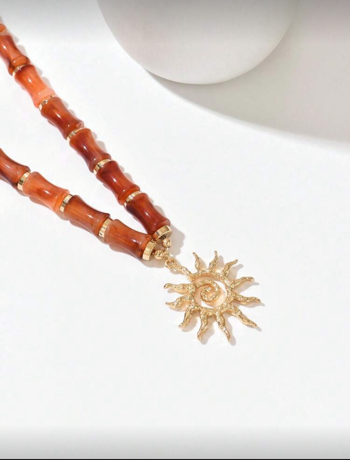 Sun summer necklace