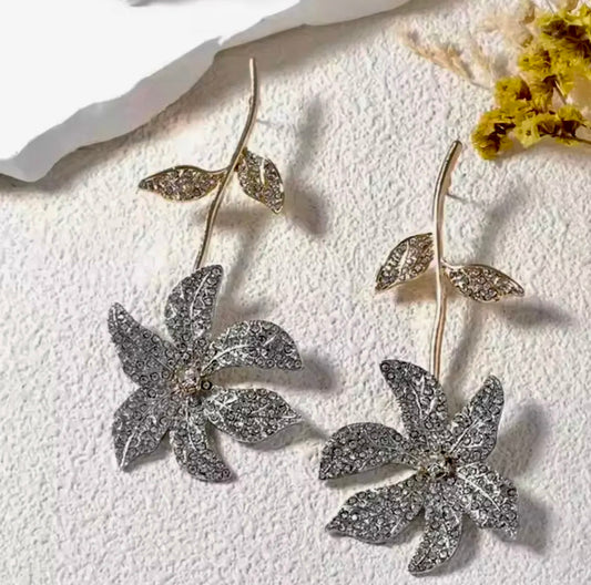 Celeste Bloom Drop Earrings
