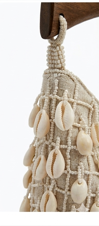 Boho shell bag