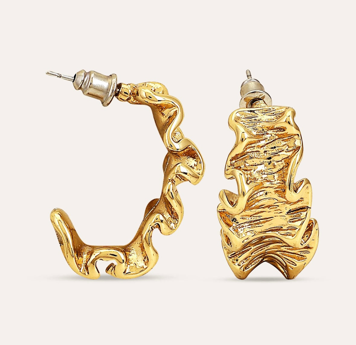Twist and shine hoops