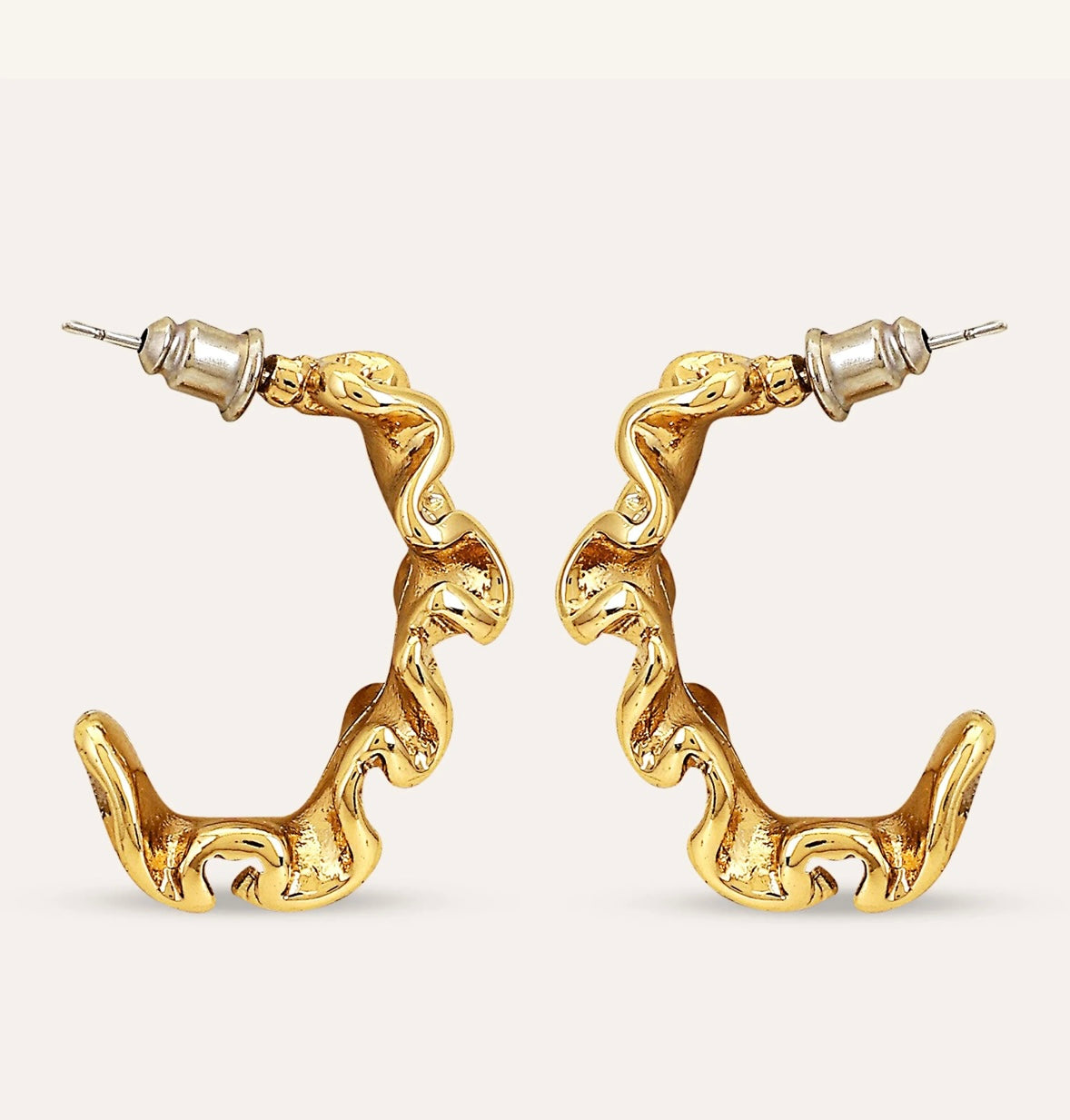 Twist and shine hoops
