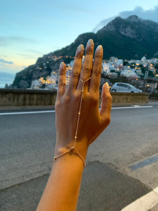 Golden Link Hand Chain