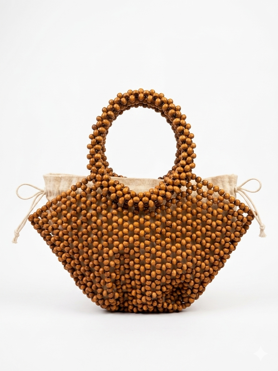 Wooden Weave Bag