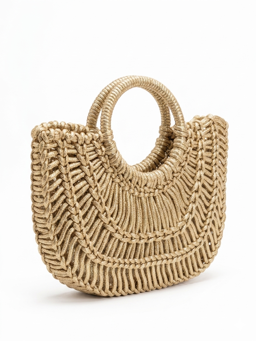 Gold Crescent Bag