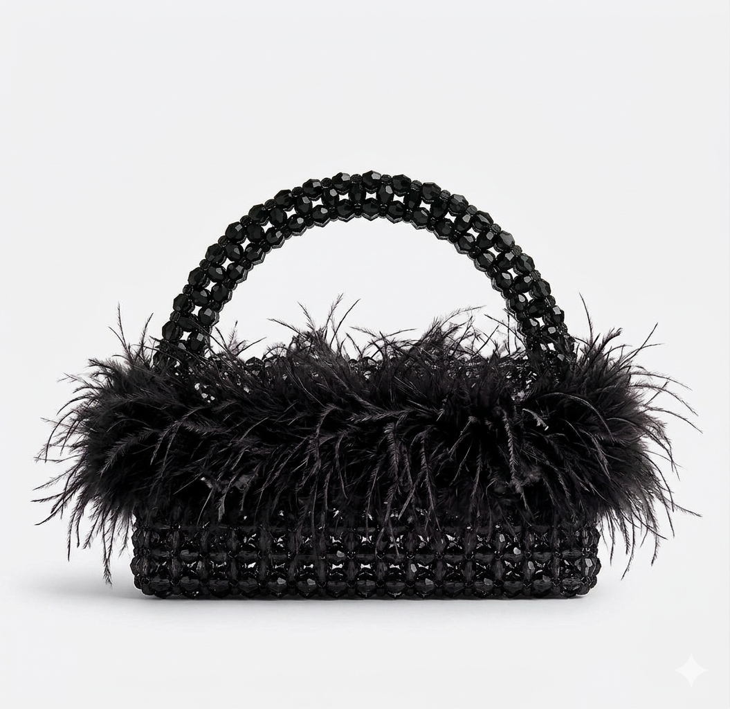 The Midnight Plume Bag
