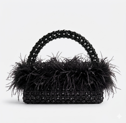 The Midnight Plume Bag