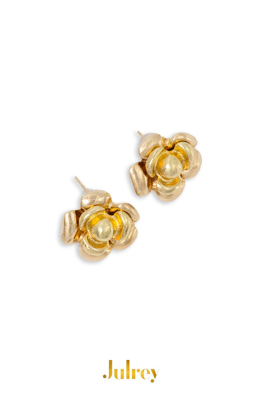 French Rose Earrings