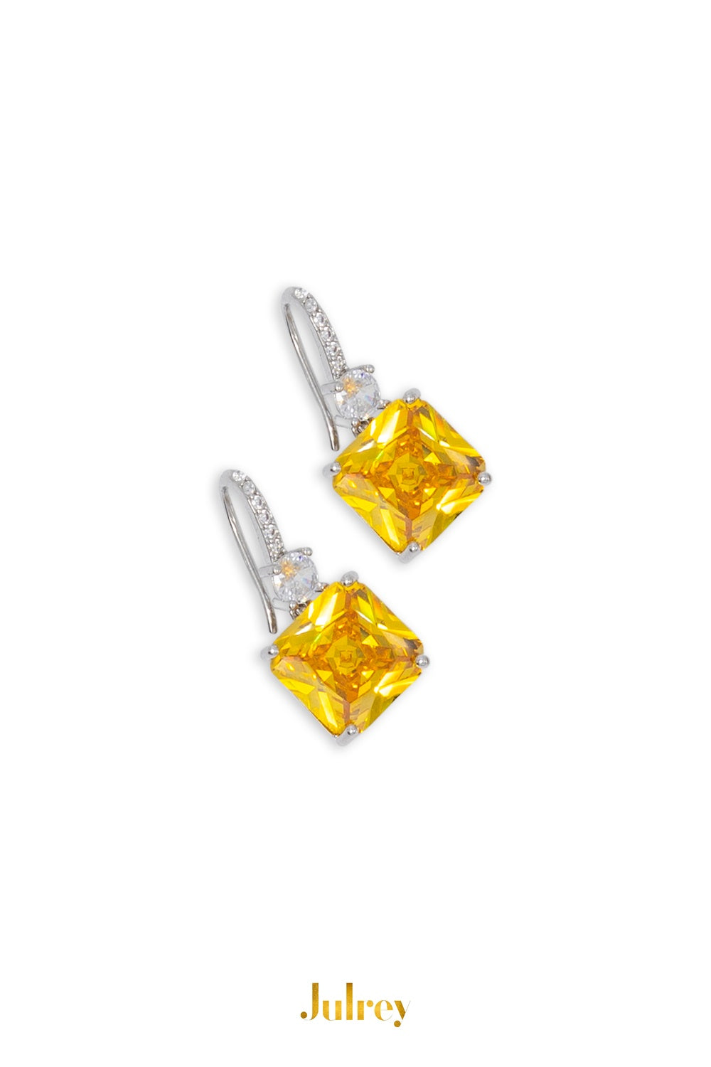 Sunlit Gem Drop Earrings