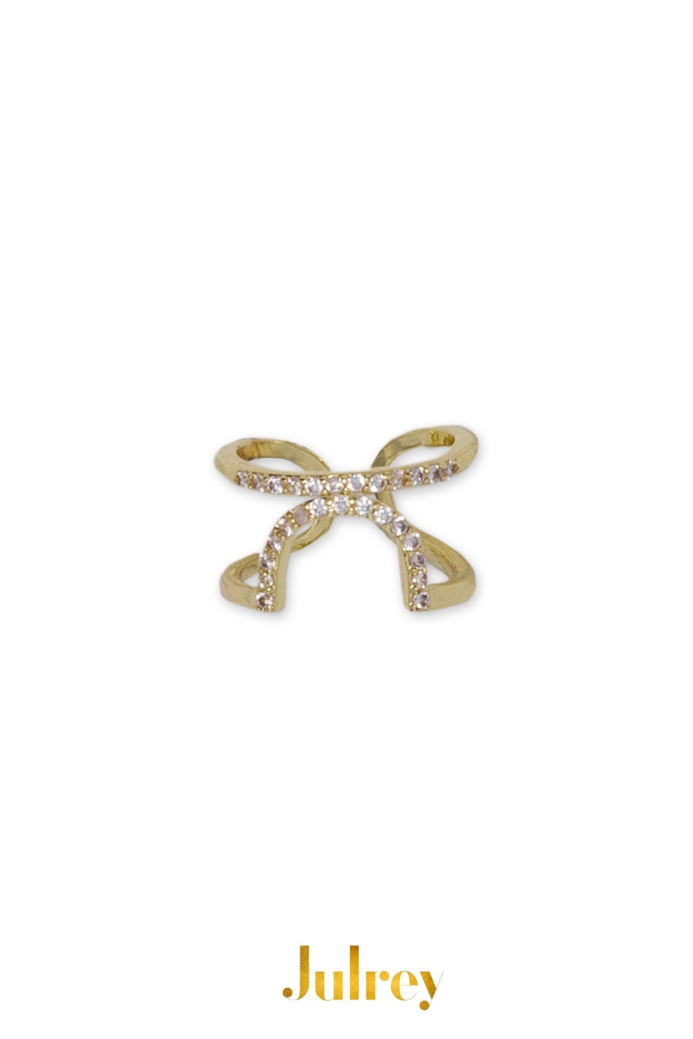 Crescent nail ring