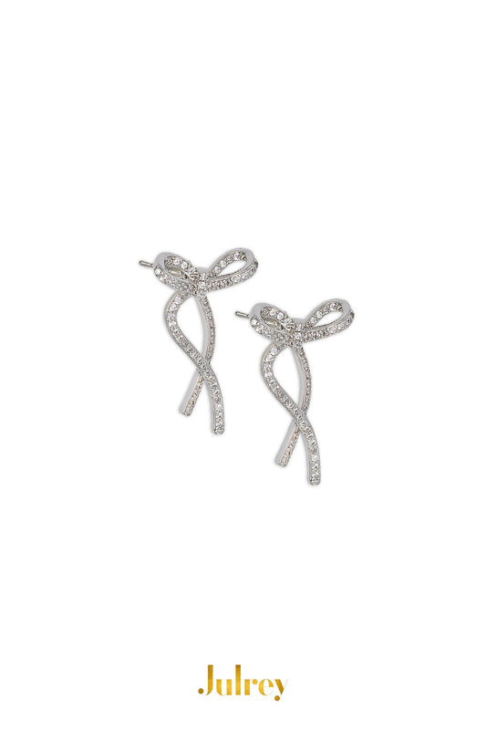 Versatile Bow-Shaped Earrings