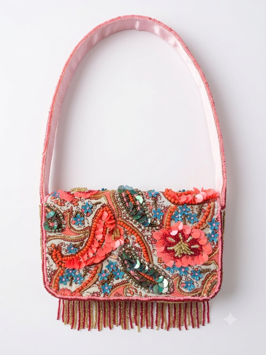 Boho Embroidery Bag