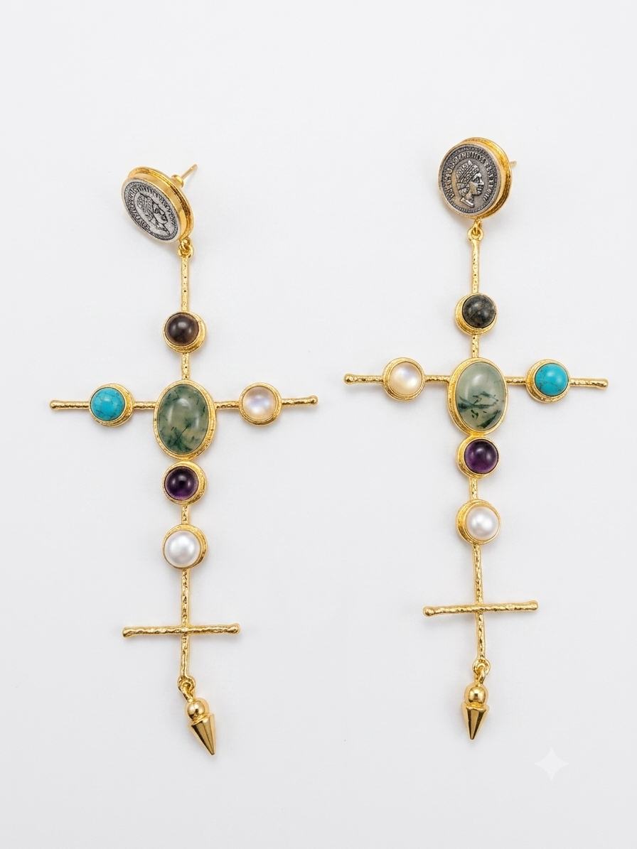 The Cross Earrings