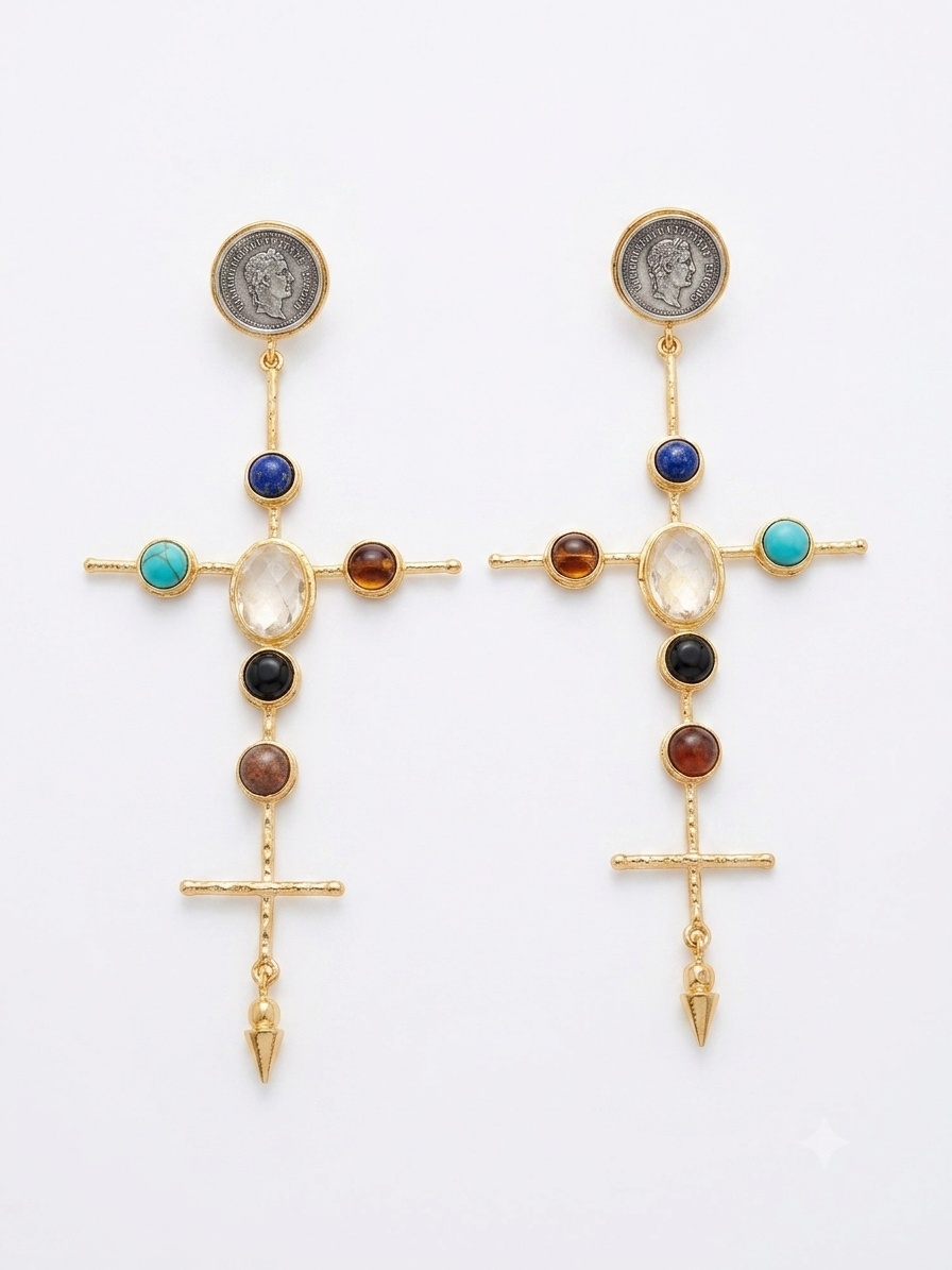 The Cross Earrings