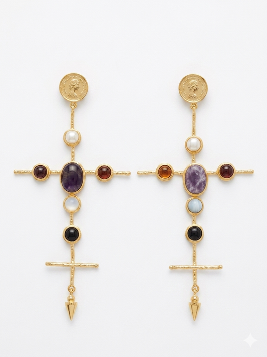 The Cross Earrings