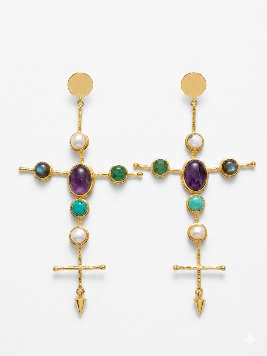 The Cross Earrings
