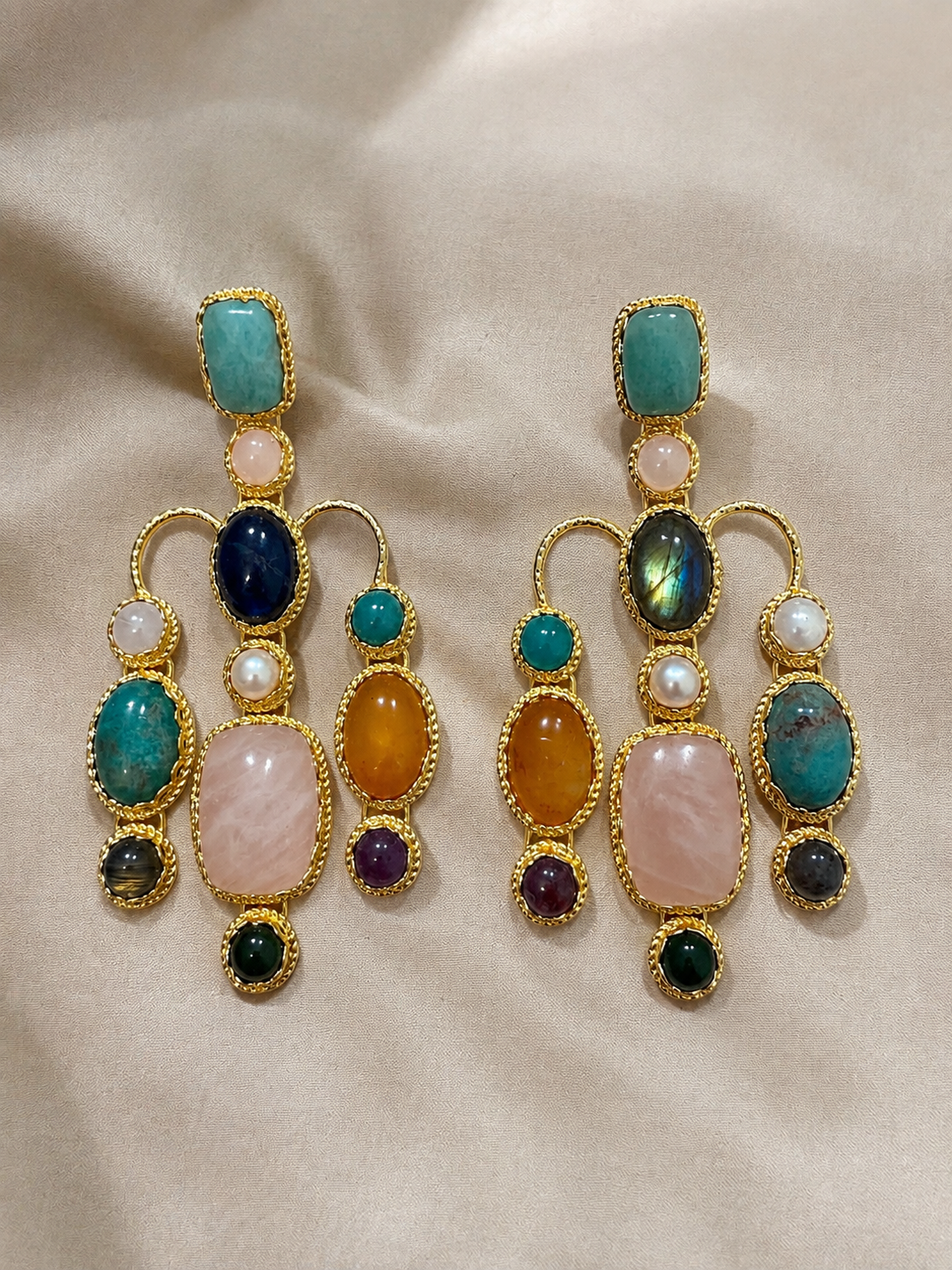Festive Gemstone Earrings