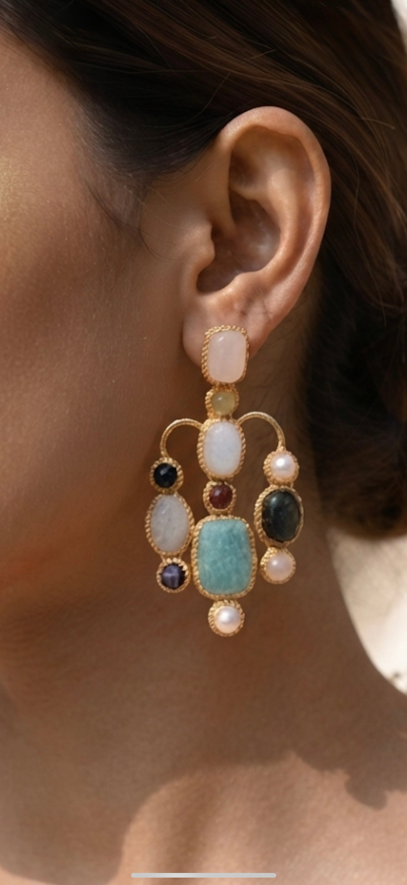 Festive Gemstone Earrings