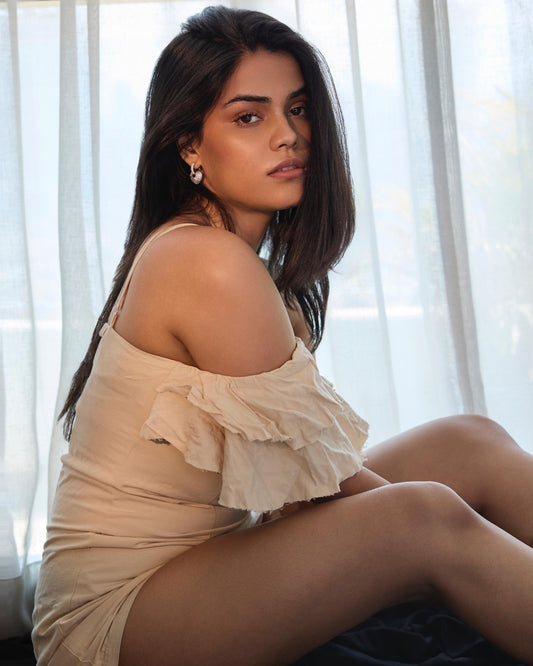 Sparkling Heart Hoop Earrings