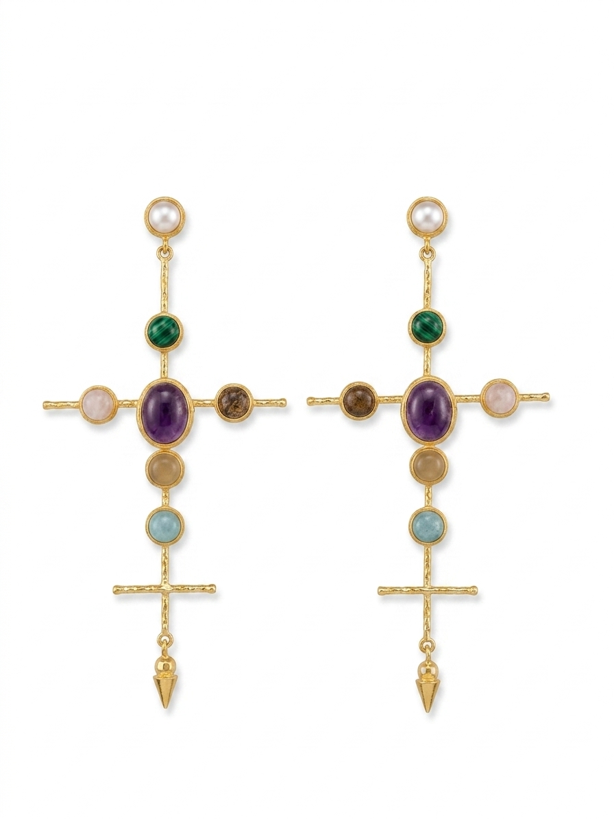 The Cross Earrings