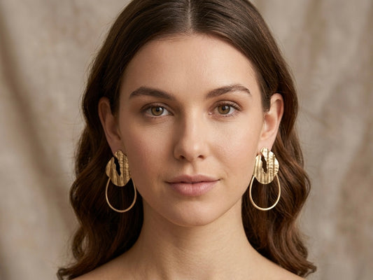 Versatile hoop earrings
