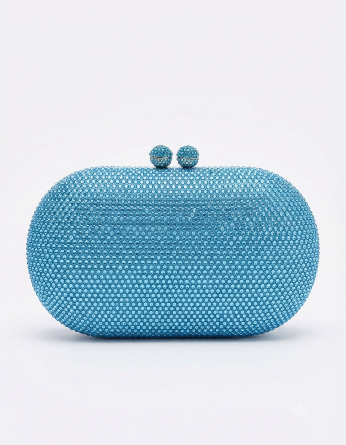 Blue Crystal Clutch