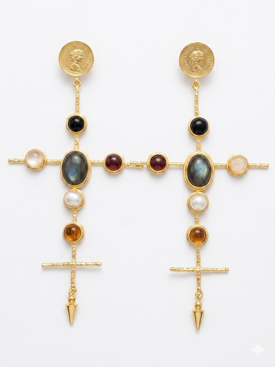 The Cross Earrings