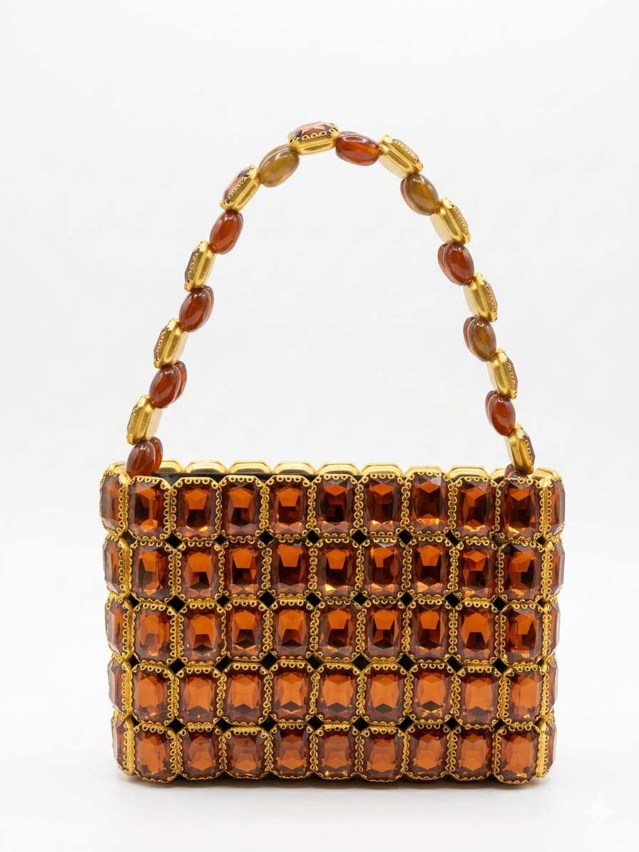 The Amber Grid Clutch