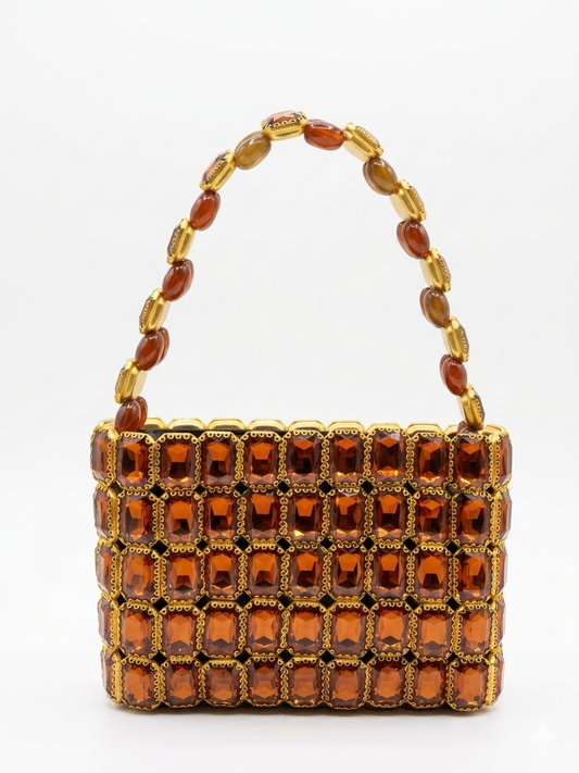 The Amber Grid Clutch