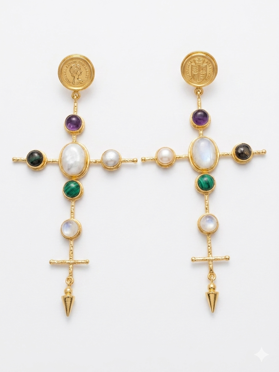 The Cross Earrings