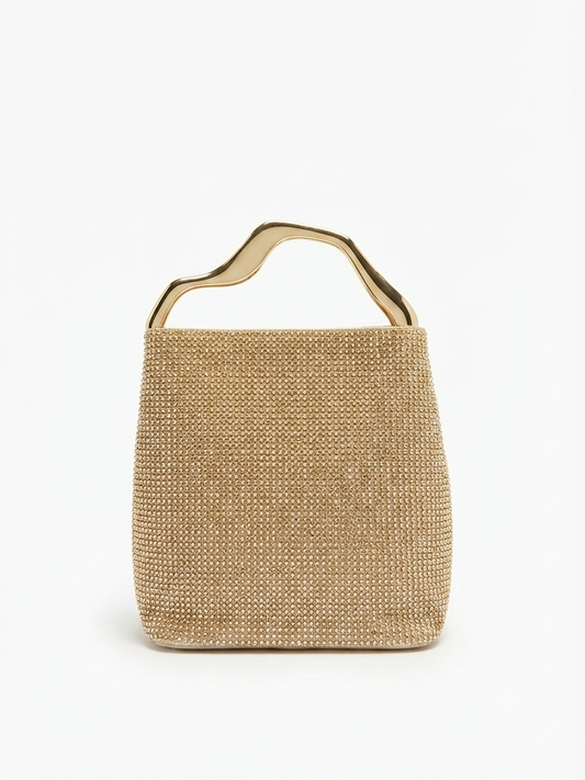 Crystal Bucket Bag