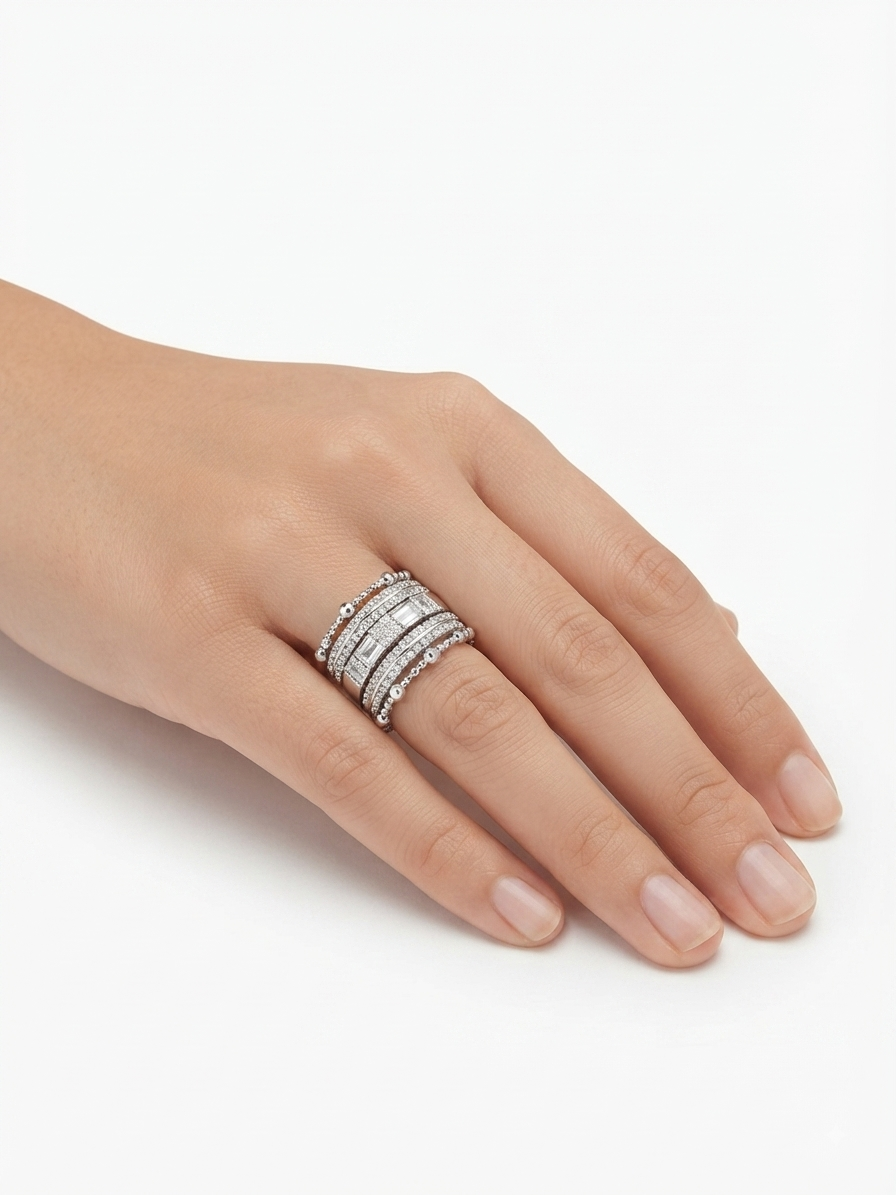 Convertible Multi-band Diamond Ring