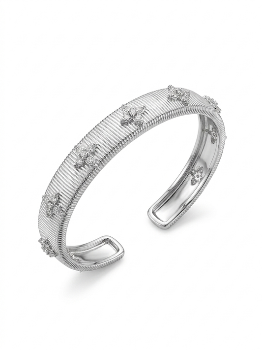 The Silver Flower Bracelet