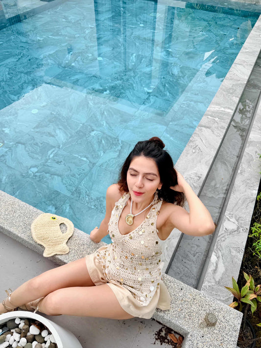 Shell summer necklace