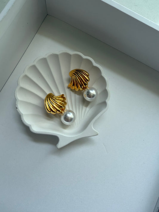 Shell luxe earrings