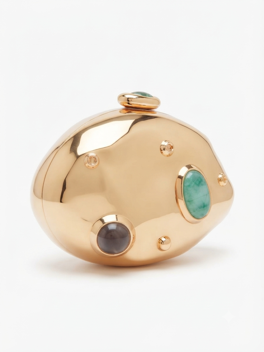 Gold Nugget Minaudière