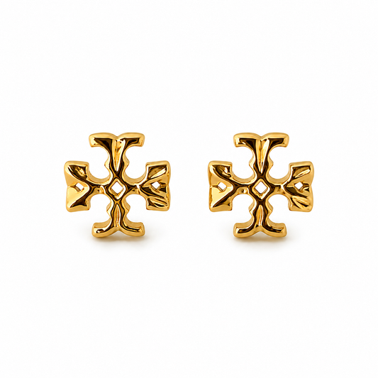 Aurelia Cross Studs