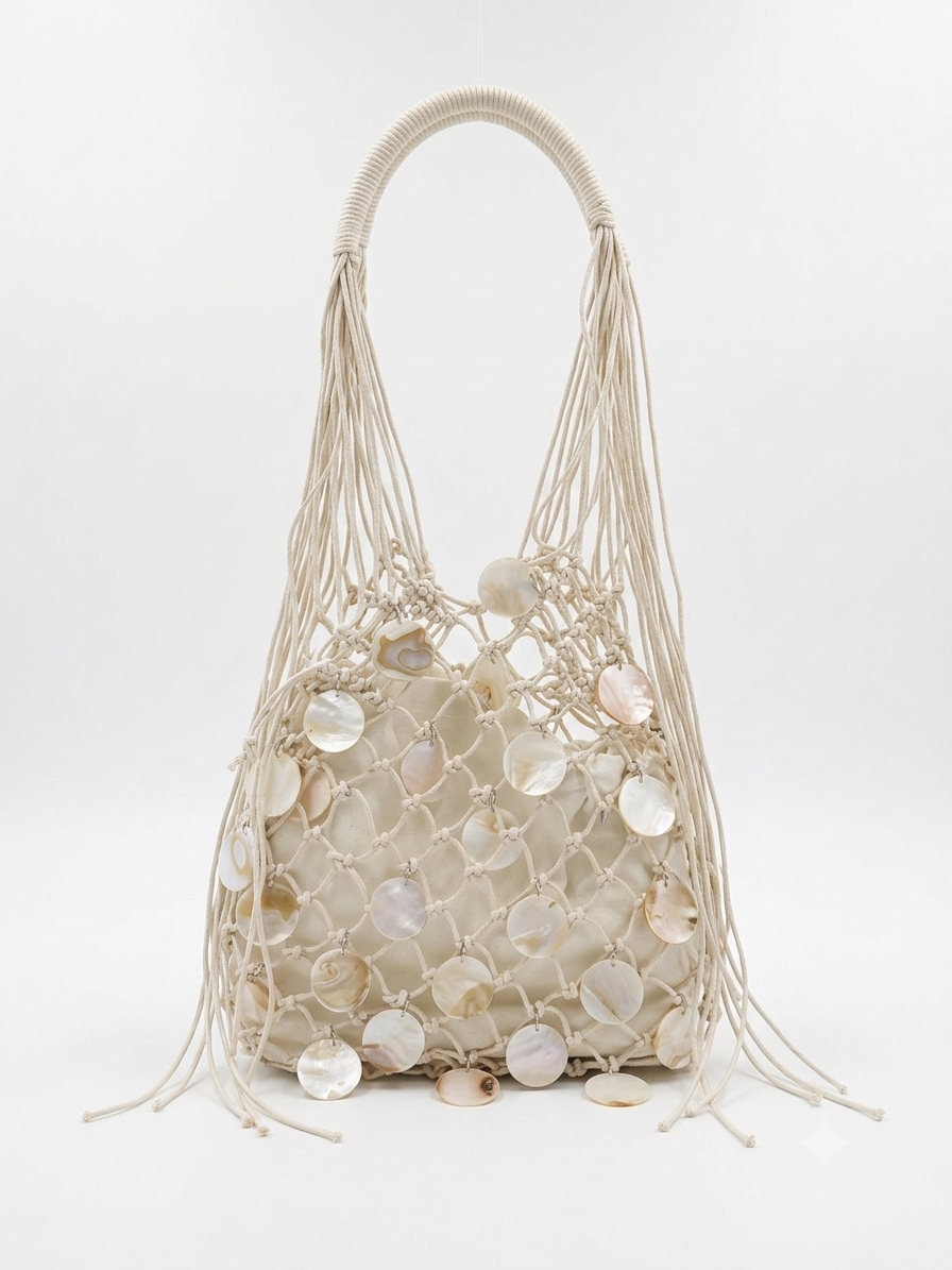 Seashell Fringe Bag