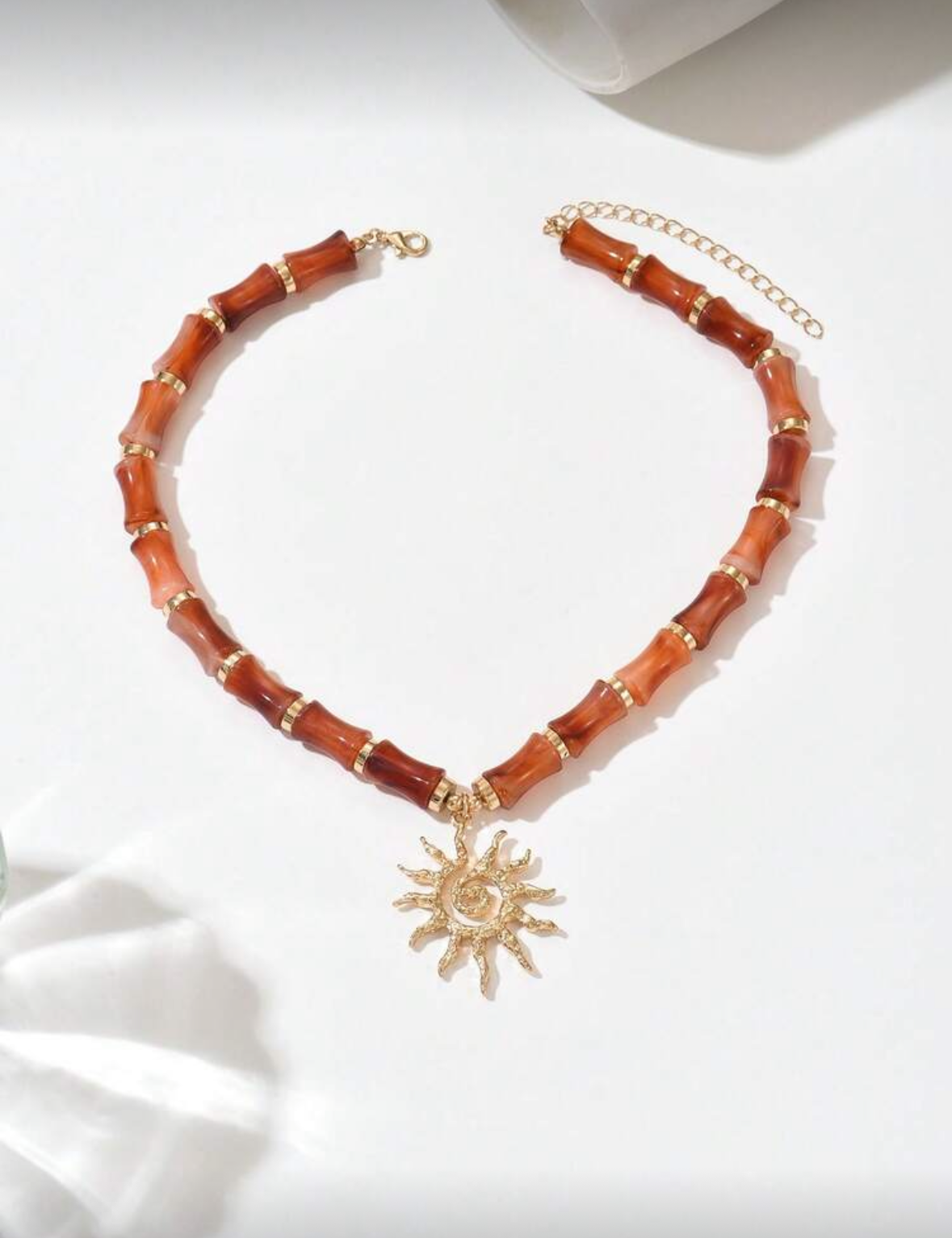 Sun summer necklace