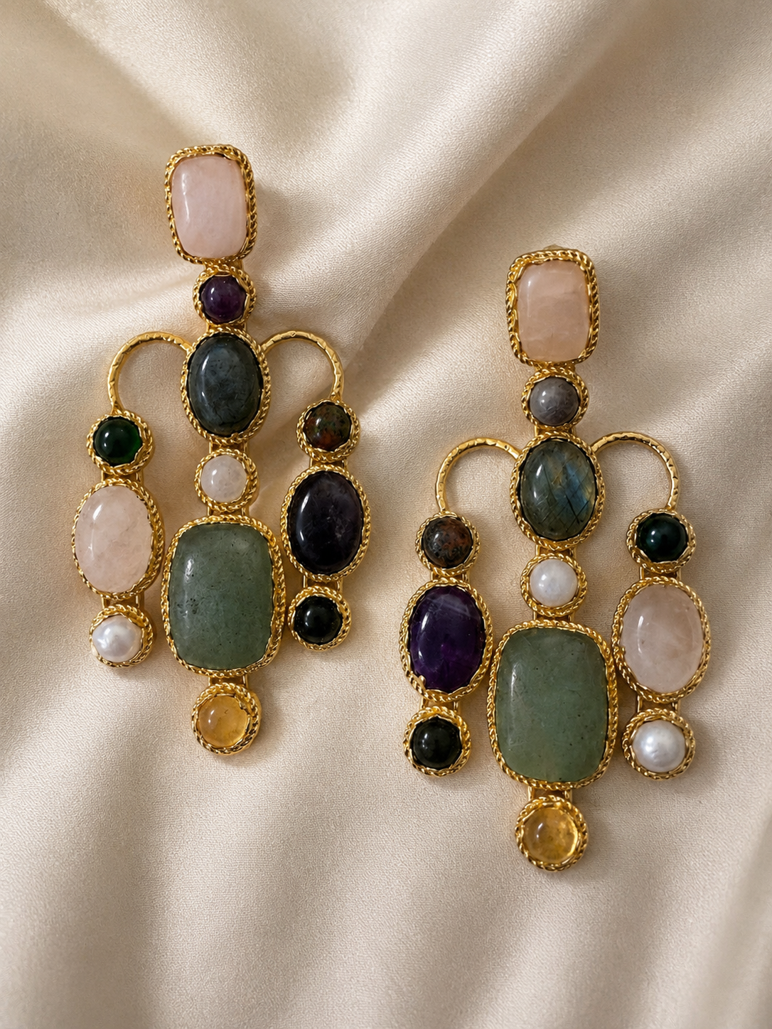 Festive Gemstone Earrings